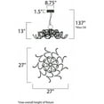 thumbnail image 4 of Et2 Chaos 34" Wide Polished Chrome Led Pendant Light, 4 of 9