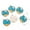 Astronaut, variant on 10Pcs/Lot Cute Cartoon Blue Keychains Ocean Star Pendant Charm Crafts DIY-Flowers