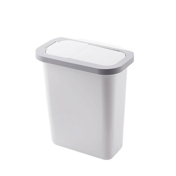 Valink Mounted Trash Can Wallmounted Kitchen Garbage Bin Dustbin with Lid