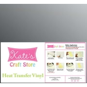 Kate's Craft Store - 3 sheets of 12" x 15" Silver Siser Easyweed Heat Transfer Vinyl