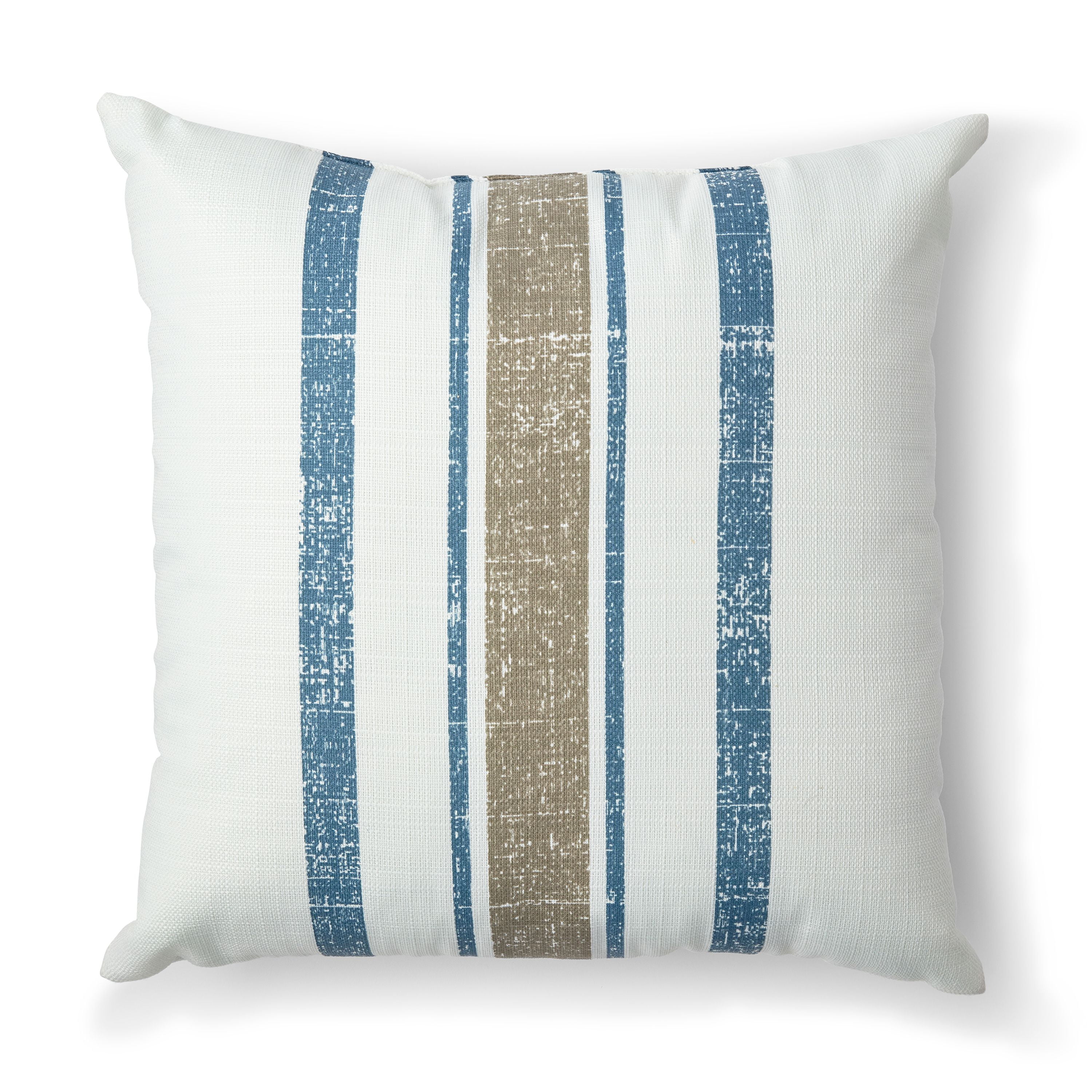 Mainstays Vertical Engineered Stripes Decorative Throw Pillow, 18"x18