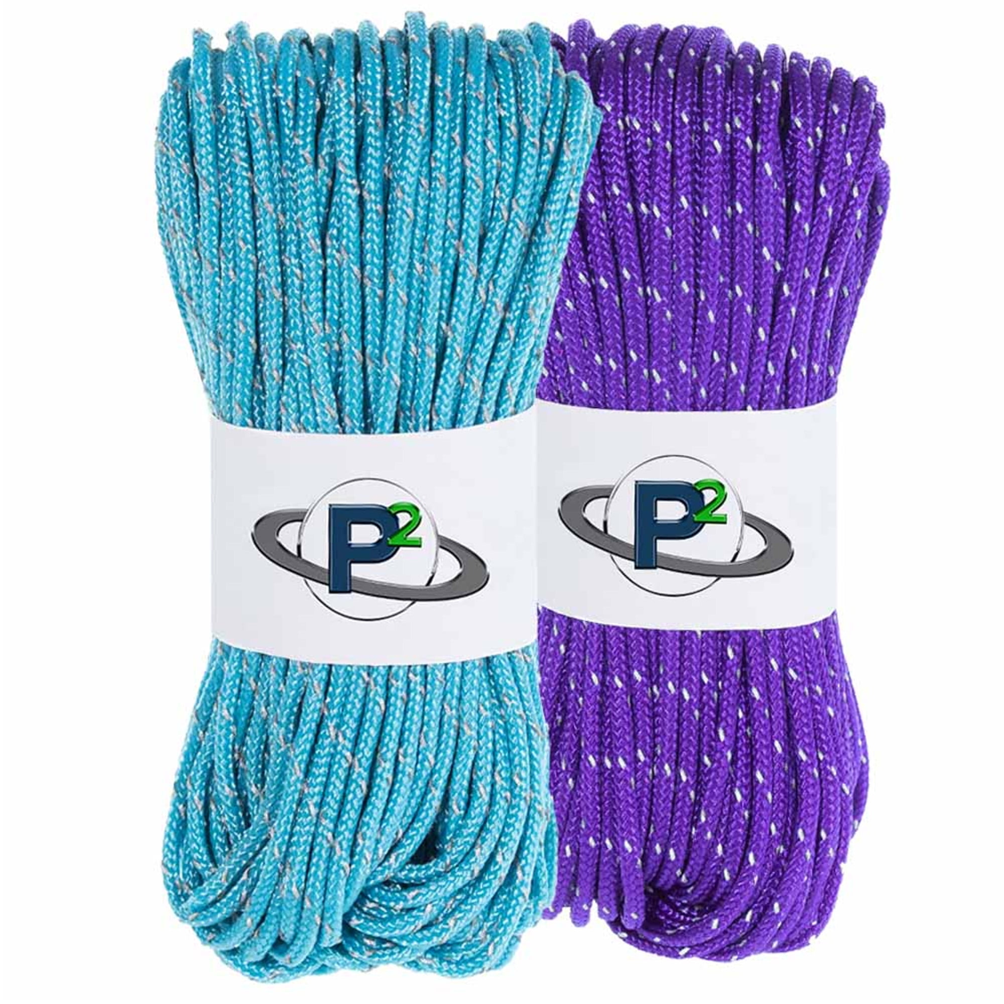 Paracord 1.8mm Fluorescent Reflective Guyline Tent Rope Cord