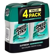 Speed Stick Mens Antiperspirant Deodorant, Regular, 3 oz, 4 Pack
