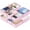 Pink, variant on Drawer Organizer Clothes, 12 Pack Dresser Organizer Bins for Nursery, Closet Organization and Storage Dividers for Clothing, Baby Clothes, Underwears, Socks (Pink)