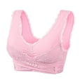 thumbnail image 1 of Sports Bras for Women Lace Front Cross Side Buckle and Removable Pad Tank Top Yoga Sports Bra, 1 of 2