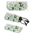 thumbnail image 5 of [5 PACK], JAVOedge Floral Collections Soft Pouch Eyeglass Storage Case w/ Microfiber Eyeglasses Cloth, Floral Design A, 5 of 6