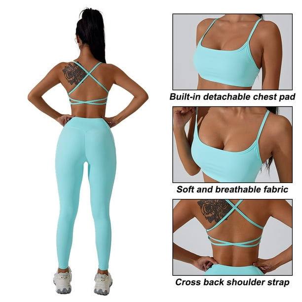 Ropa interior deportiva para mujer ropa interior de yoga para correr con espalda en forma de U top de ropa deportiva ropa deportiva para hacer ejercicio Zhivalor BST3059659 2 Walmart en linea