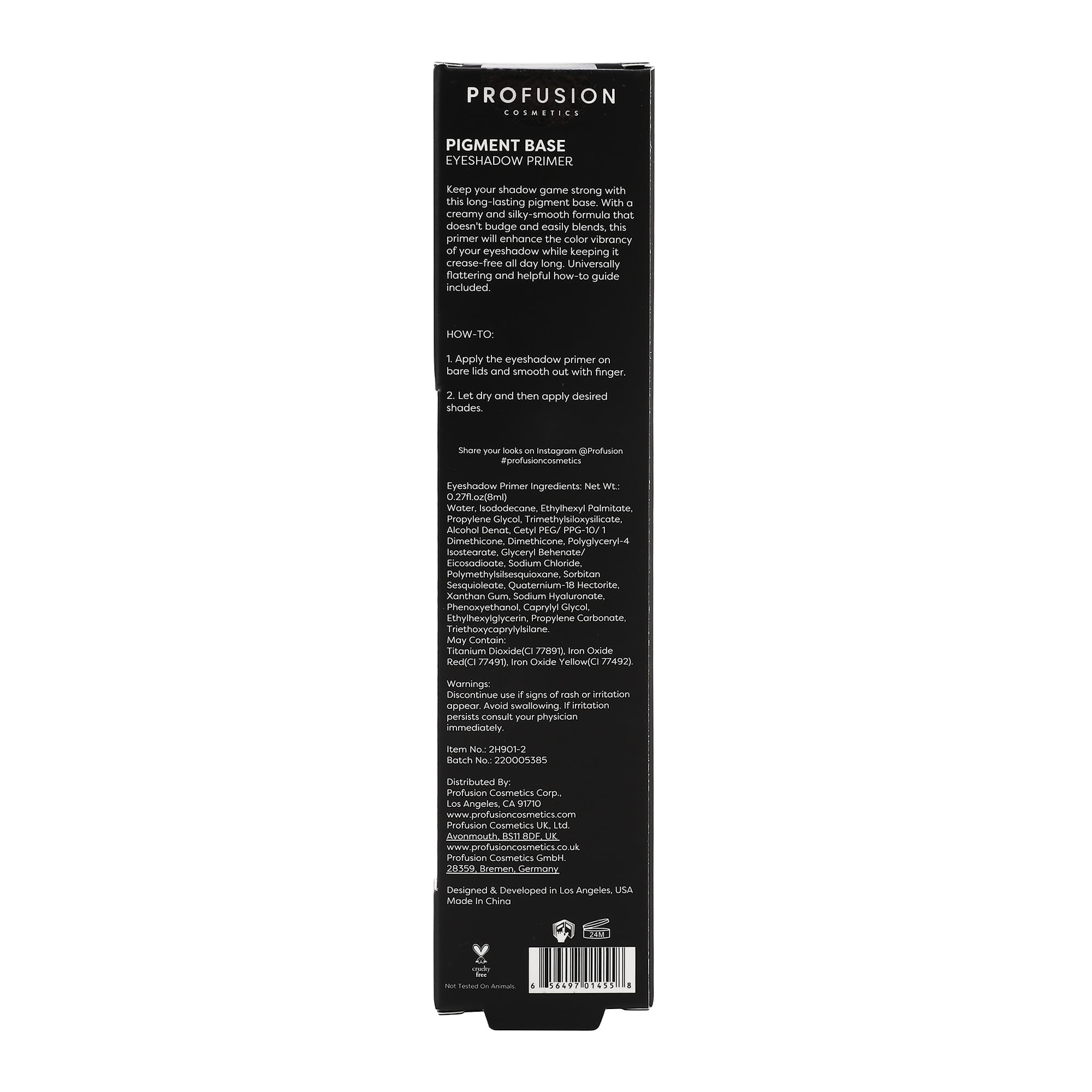 (2 pack) Profusion Cosmetics Pigment Base Eyeshadow Primer Neutral