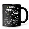 thumbnail image 3 of Lotusprinthandmade Happy Mother's Day Black Ceramic Mug (11oz) (Made In US), 3 of 5
