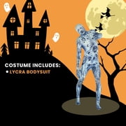 Morphsuits Adult Arachnomania Morphsuit Halloween Costume Skeleton Spider Suit Halloween Blue XL