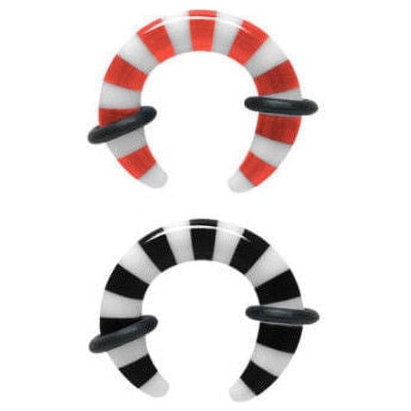 Pair of 6 Gauge Acrylic Ear Stretchers/Hanger