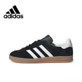 thumbnail image 3 of Adidas GAZELLE INDOOR Bañador retro original de caña baja, calzado casual para hombre y mujer, combinación de colores verde y blanco, 3 of 5