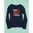 thumbnail image 3 of The Boo Crew Retro Funny Long Sleeve Toddler -Image by Shutterstock,  4 Toddler, 3 of 4