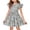 Gray, variant on yuCgh Girls Easter Dress with Flutter Sleeves, A-Line T-Shirt Style Summer Party Dress, Lightweight & Comfortable Easter Dress for Kids,Army Green 110