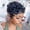 C10#BL Color, variant on No Glue Pixie Cut Wigs for Black Women Brazilian Curly Human Hair Glueless Short Layered Wigs With Bangs Natural Black Daily Wig