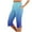 Light Blue, variant on Kmdttou Capri Pants for Women Dressy Casual Gradient Summer 7/8 Pants With Side Pockets And Slits Casual Cropped Pants