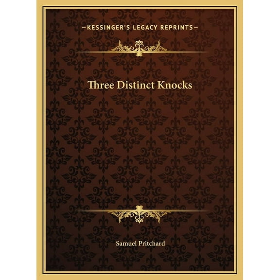 Three Distinct Knocks, (Hardcover)