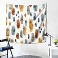 thumbnail image 2 of YFYANG Vintage Abstract Watercolor Tapestry, Bedroom Dormitory Living Room Decoration Tapestrys Wall Hanging , 59 x 59 in, 2 of 9