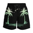 thumbnail image 5 of Mceream Mens Shorts Casual Elastic Waist Drawstring Hawaiian Beach Shorts Quick Dry Swim Trunks with Pocket Summer Sports Running Bathing Suits Multicolor S, 5 of 8