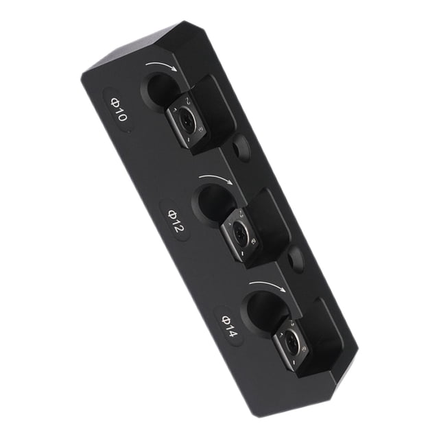 Placa de espiga Agujeros de ranurado para carpintería Espiga de para taladro eléctrico Pasador de espiga