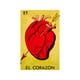 thumbnail image 2 of Playera Con Estampado De El Corazon De La Loteria Mexicana Tradicion Mexicana Color Negro Talla Mediana Marca Emil SaEs, 2 of 4