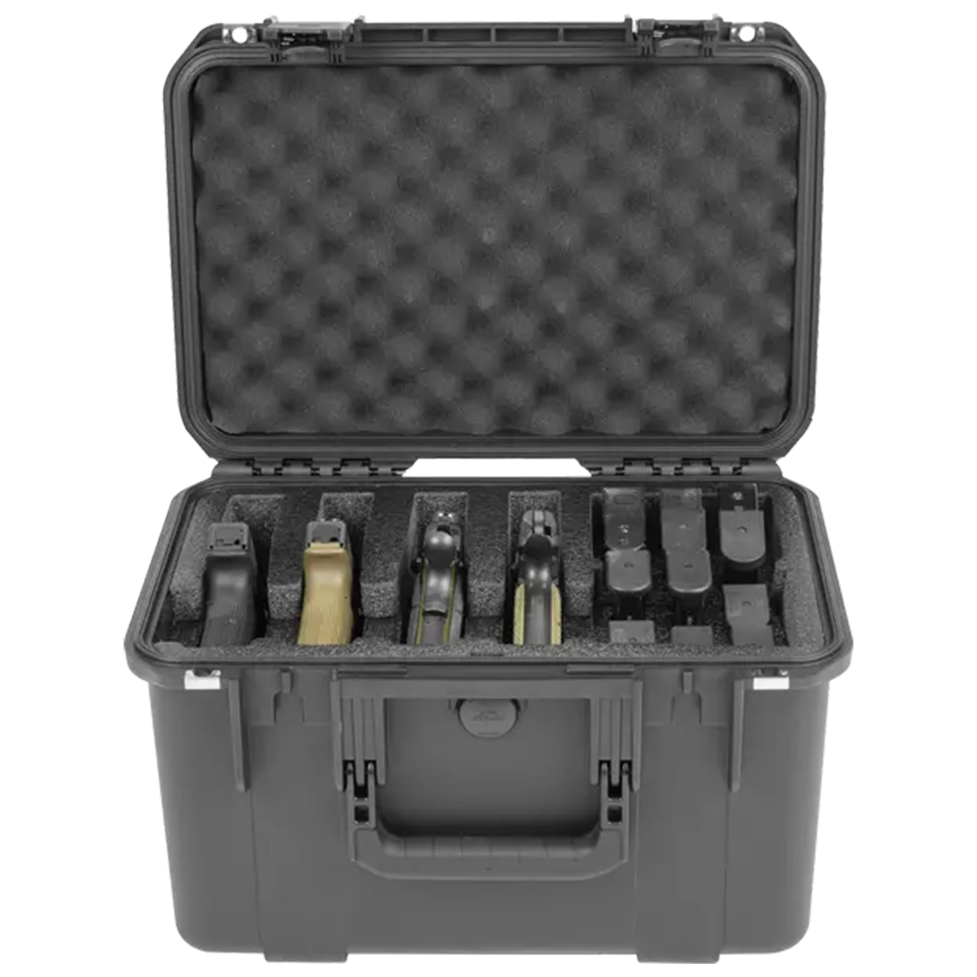 SKB Multi Hand Gun Case 5 Handgun Capacity Custom Foam Waterproof Black