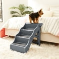 thumbnail image 1 of Frisco Foldable Nonslip Cat & Dog Stairs, Charcoal, 1 of 5