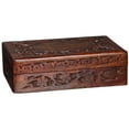 thumbnail image 3 of INDIA OVERSEAS TRADING CORP SH 104 Carved Wooden Box, 3 of 3