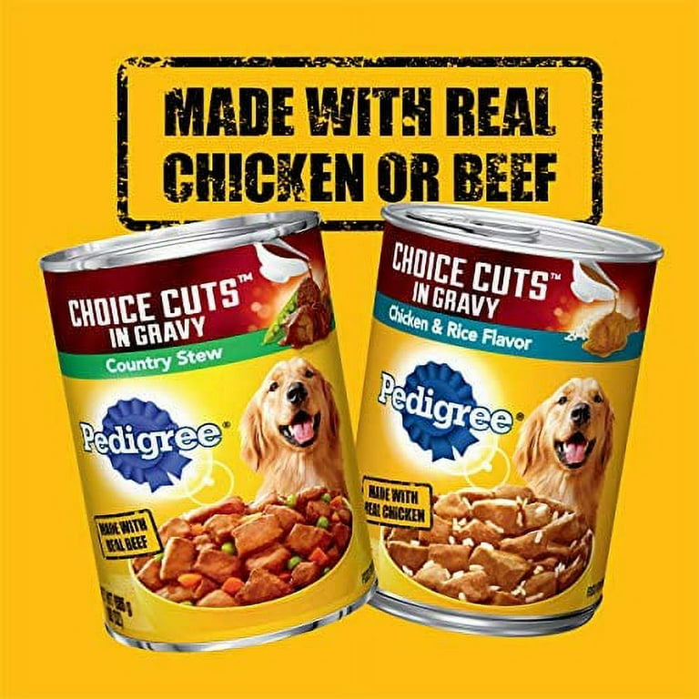 Walmart pedigree best sale can dog food