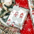 thumbnail image 3 of Christmas Reversible Wrapping Paper Roll - Metallic Foil Shine Snowman Animals & Snowflake Gift Wrap for Christmas, New Year Celebration, Holiday, Party - Mini Roll - 17 Inch x 33 Feet, 3 of 12