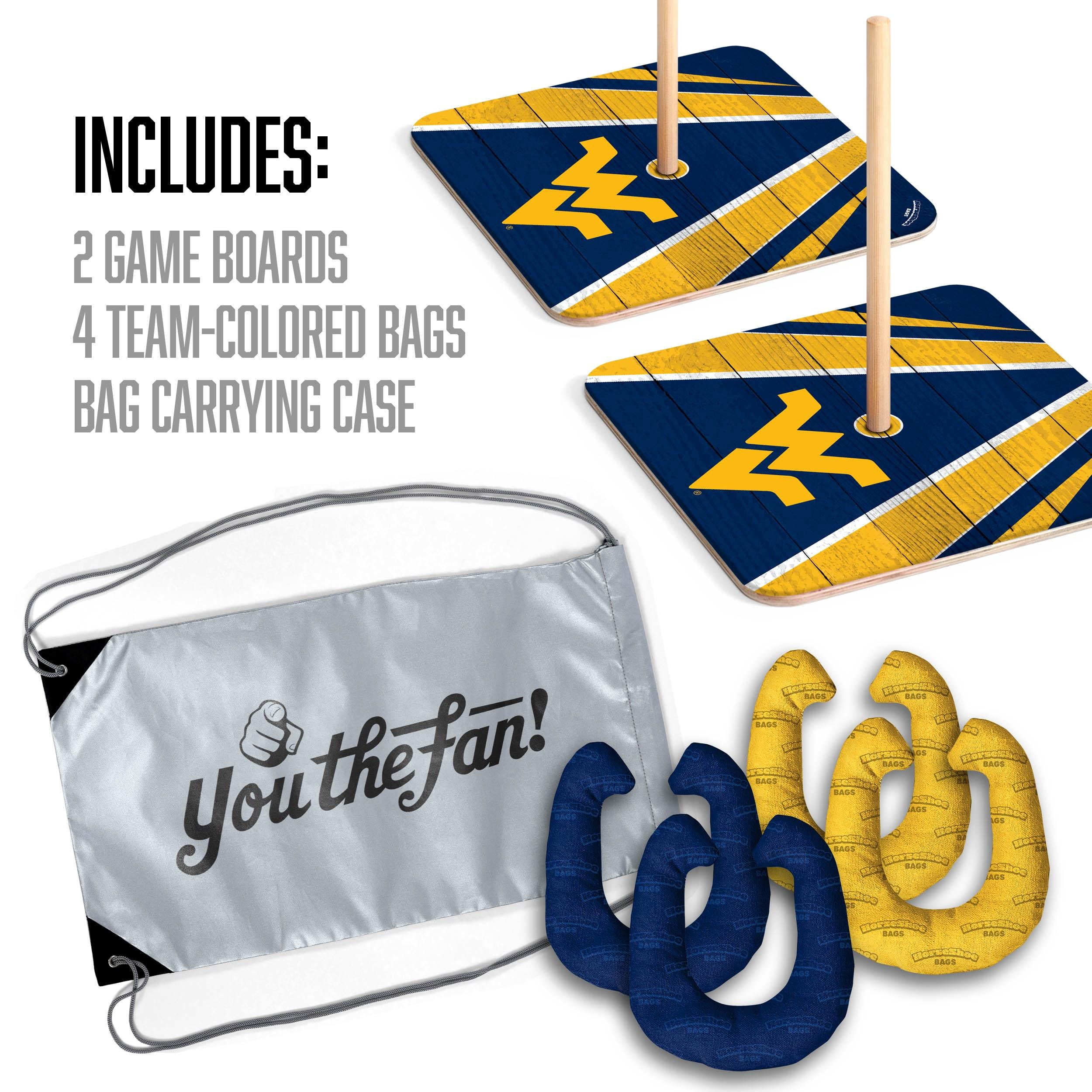 YouTheFan NCAA West Virginia Mountaineers HorseShoe Bags