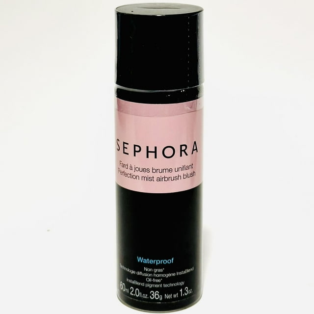 Aerógrafo Blush Sephora, impermeable, rosa sin espinas, 38 ml