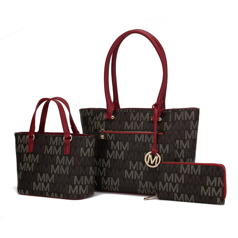 MKF Collection Lady II M Signature Tote Handbag & Wallet Set by