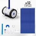 thumbnail image 6 of (2025 Upgrade) VINGLI Pool Vacuum Suction-Side Pool Cleaner Automatic Sweeper for Inground Swimming Pool,Powerful Suction to Climbs Walls,with 39.6ft Tangle Free Hose (Memory Blue&Gray), 6 of 17