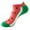 Red/Green, variant on Clearance! Hontri 2 Pairs of Socks Clearance under $5, 2 Pairs Womens Girls Novelty Funny Cute Ankle Socks 3D Print Pattern Design Colorful Cotton Low Cut Liner Socks On Sale
