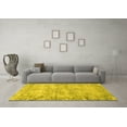 thumbnail image 3 of Ahgly Company Machine Washable Indoor Rectangle Persian Yellow Traditional Area Rugs, 3' x 5', 3 of 4