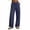 Navy(Great Pants), variant on ZHYou No Boundarie Casual Sweatpants for Women Flared Solid Color Drawstring Baggy Fit Loungewear & Outdoor Trousers with Pockets,Wine,Size L