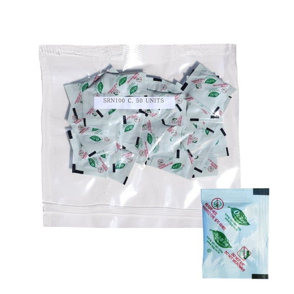 40 Packs 100 CC Premium Oxygen Absorbers(1 Bag of 40 Packets) - ISO 9001 Certified Facility Manufactured Quality Guaranteed