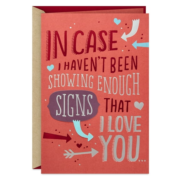 Hallmark Pop-up Valentine's Day Greeting Card (Signs I Love You)