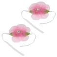 thumbnail image 1 of 2 piezas de retención de cortina con forma de hebilla, accesorio de cortina de baño artificial para ventana Rosado, 1 of 8