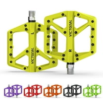 VICTGOAL Nylon Bicycle Pedals 9/16 DU Bearings Non-Slip Flat Platform Ultralight for MTB Road Bike Cycling Parts