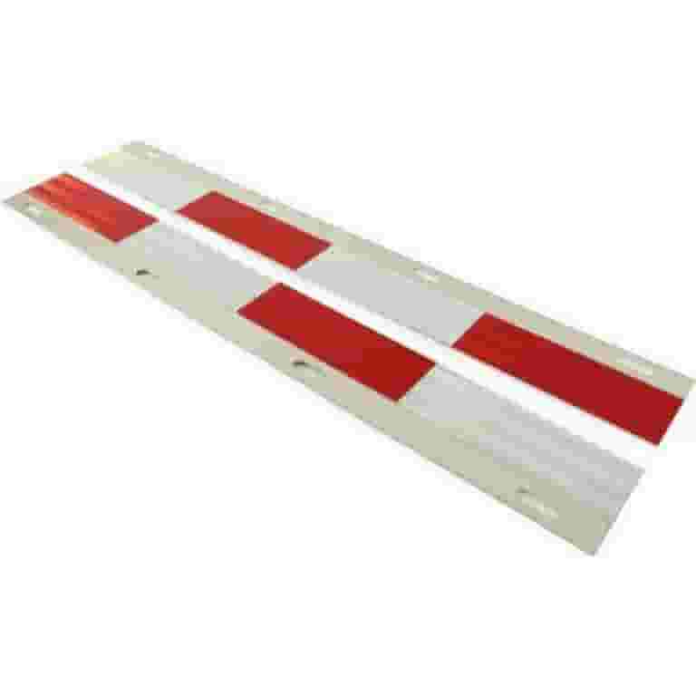 Pair Aluminum Mud Flap Hanger Top Plates Reflector 24"x3" For - Foto 2