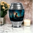 thumbnail image 5 of MUKTIVE Teddy Bear Handmade Cremation Urns for Human Ashes Large - Blue Funeral Urn for Adult Human Ashes - Burial Cremains Containers - Decorative Memorial Gifts for Loss of Mom (10 Inch), 5 of 7