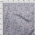 thumbnail image 3 of oneOone Polyester Spandex Light Purple Fabric Floral & Craft Projects Decor Fabric Printed By The Yard 56 Inch Wide, 3 of 4