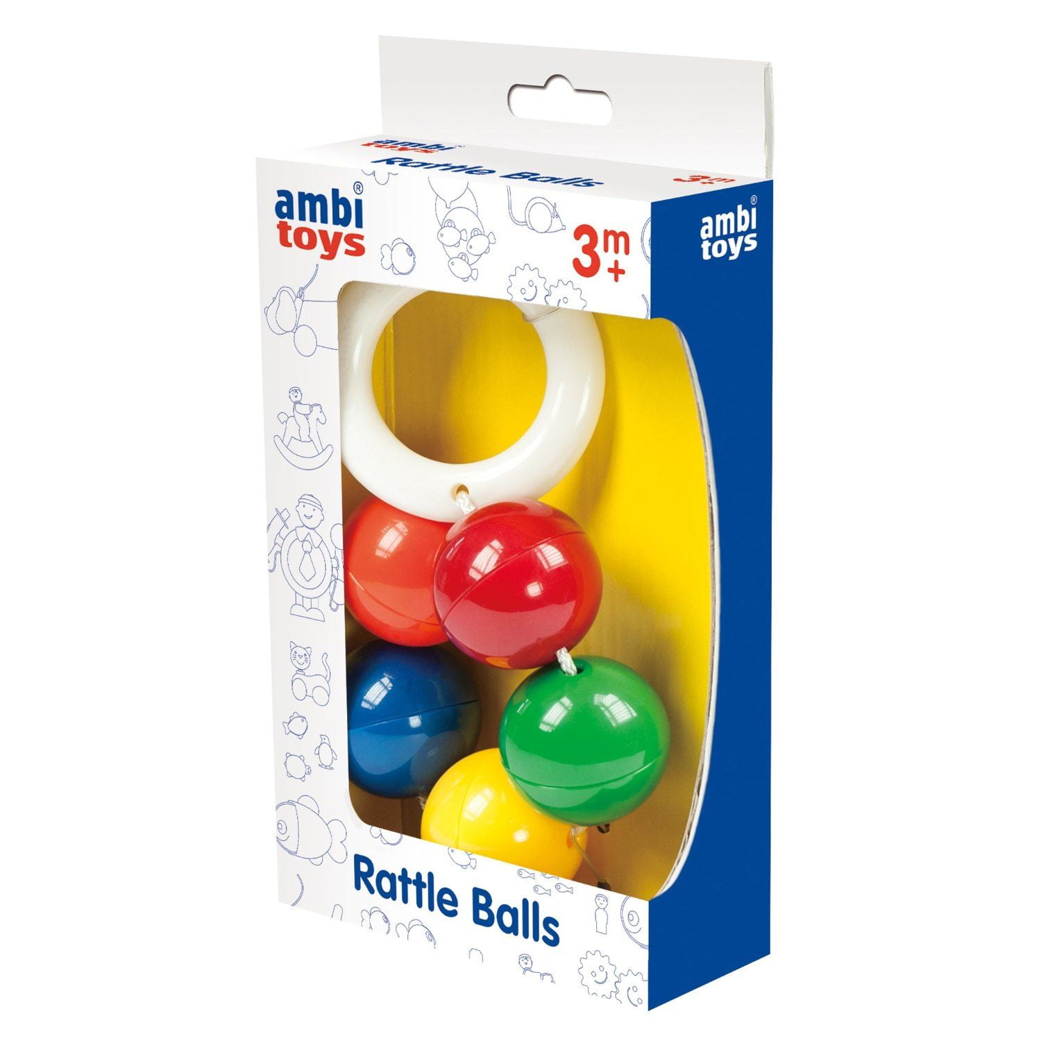 Rattle Balls Infant Baby Toy by Ambi Toys (31124)