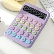 Dvkptbk pocket calculator Campus Dopamine Color Calculator Large Screen 12 Digit Display Office Finance Portable Calculator for Elementary School Students