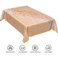 thumbnail image 6 of 60x84inches Sand Beach Rectangle Tablecloth Summer Ocean Sea Waves Beach Costal Theme Table Cloth Stain and Wrinkle Resistant Fabric Table Cover for Kitchen Dining Room Outdoor Party Decor, 6 of 7