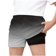 thumbnail image 2 of ITSAME Boys Swim Trunks, Elastic Waist with Lining Quick-Dry Summer Casual Beach Swim Shorts Gray 9-10T, 2 of 6