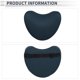 thumbnail image 4 of Almohada para reposacabezas de automóvil Unique Bargains Almohada de soporte para cuello ergonómica y cómoda Poliéster, Espuma de Memoria Ancho ajustable Azul Profundo 1 Pcs para conducción y viaje, 4 of 7
