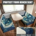thumbnail image 2 of XYZCANDO Butterfly Moon RV Dinette Cushion Covers Comfortable RV Accessories Universal Couch Cushion Covers Stretchable Slip Covers for Loveseat Stylish Furniture Covers for Sofa and Loveseat Blue, 2 of 7